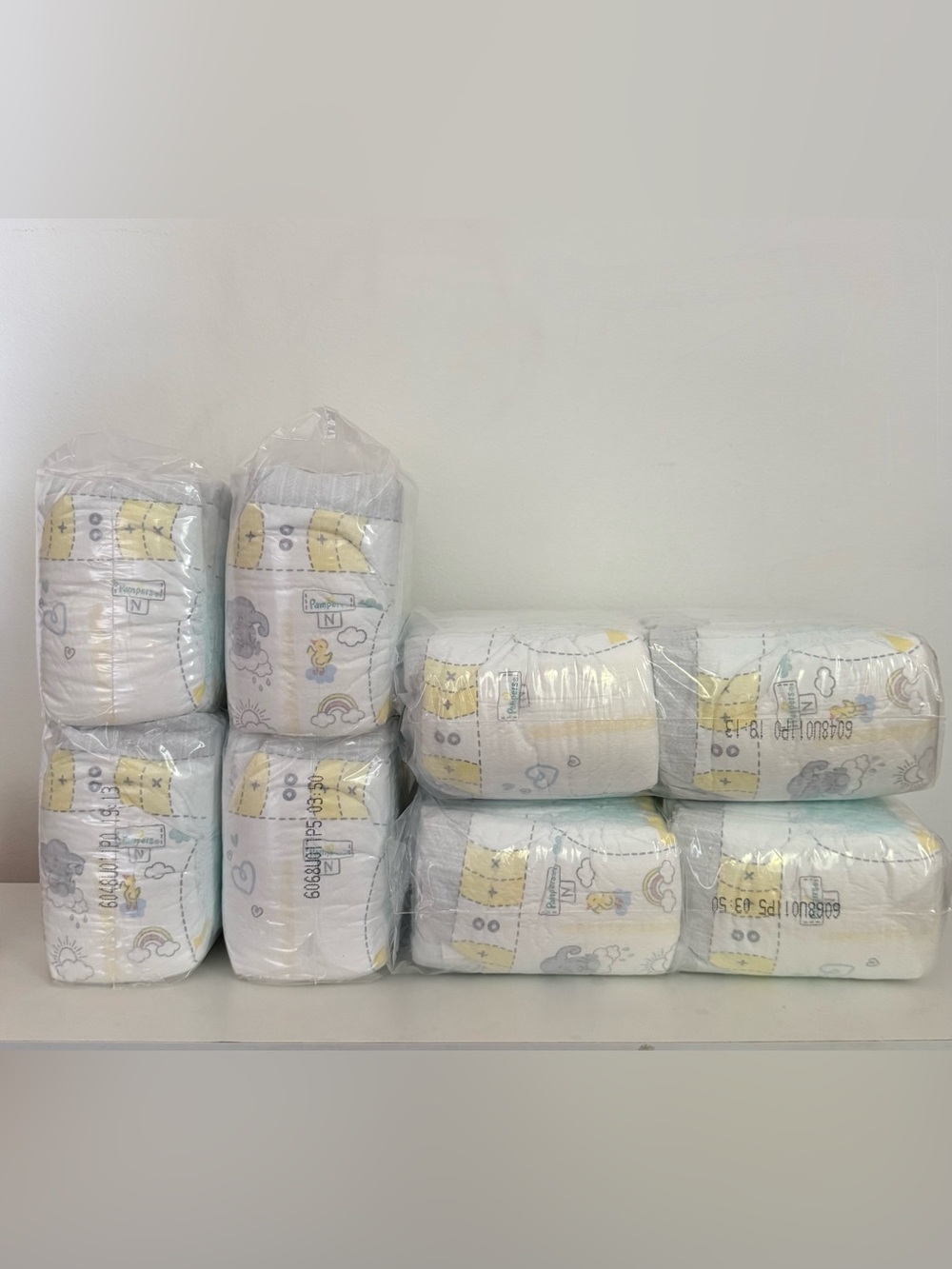 168 count - NB Pampers Swaddlers